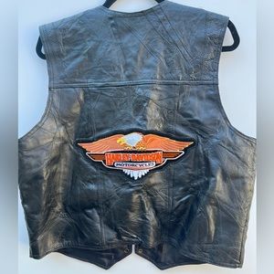 Leather Motorcycle Vest